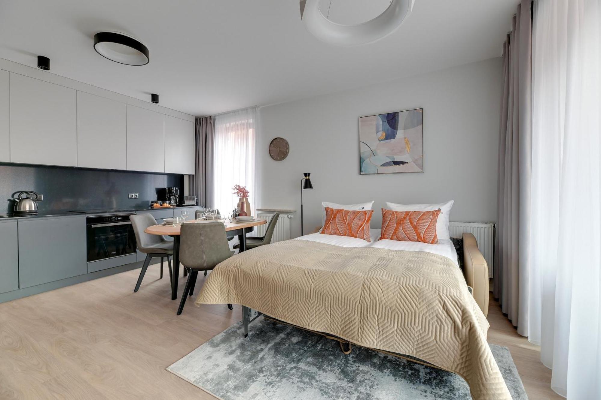 Scala 60H City Center Premium Apartments With Parking By Lion Apartments Gdańsk Exteriör bild