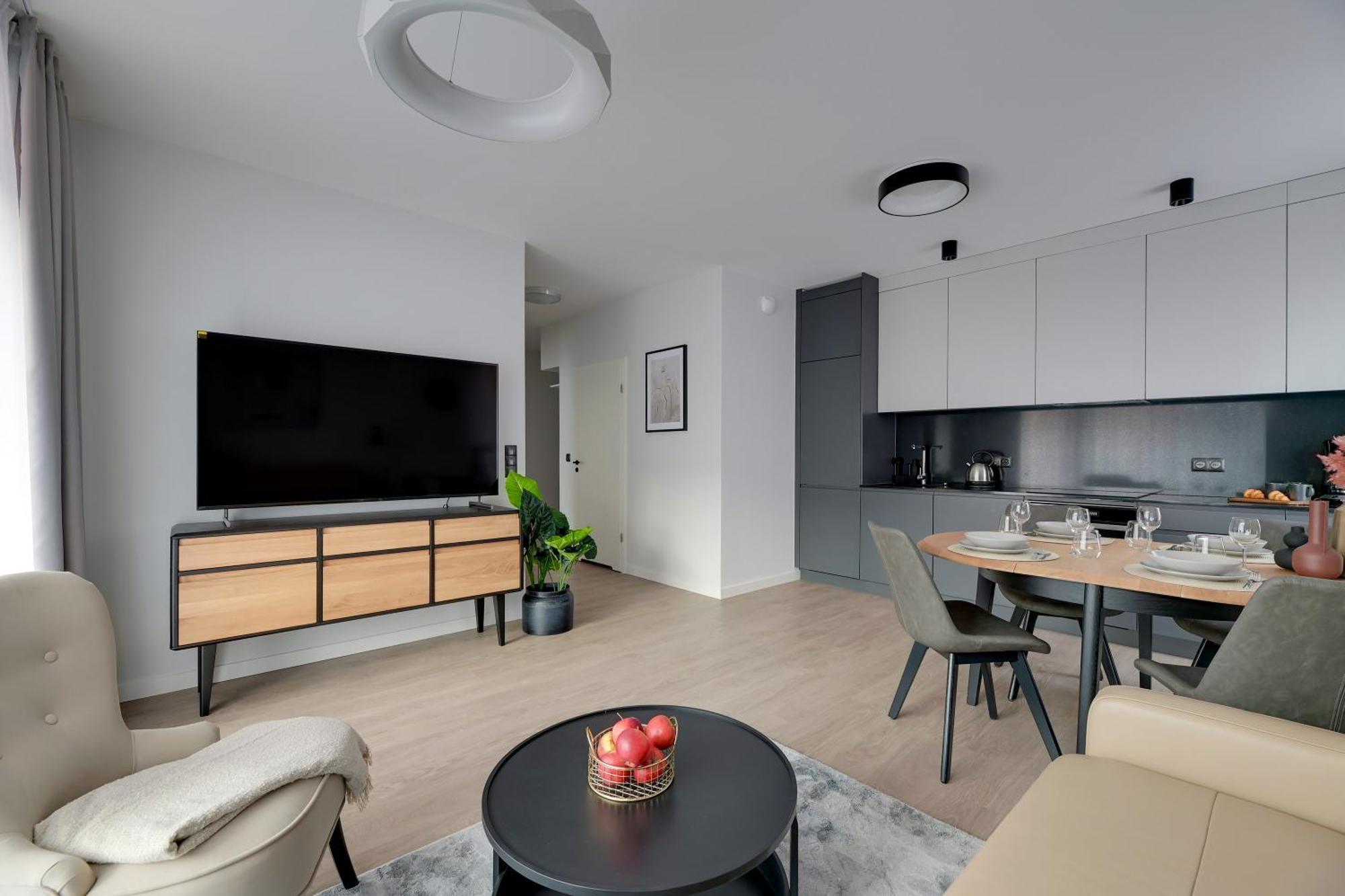 Scala 60H City Center Premium Apartments With Parking By Lion Apartments Gdańsk Exteriör bild